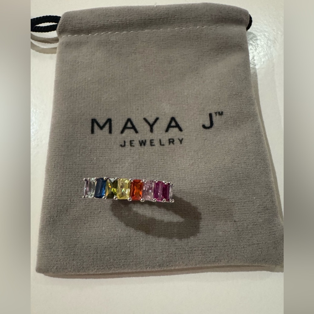 Maya J Rainbow Eternity Ring